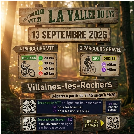 Affiche Randonnée de la Vallée du Lys